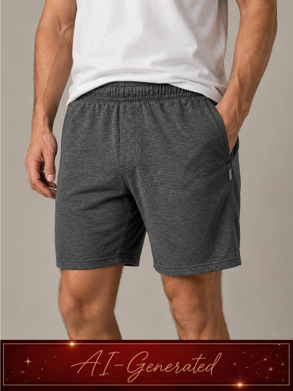 Eddie Bauer Men's Gray Athletic Shorts Sweats